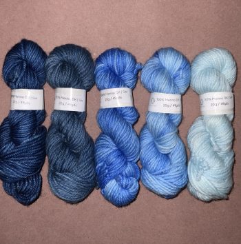 Blues Traveler * DK Treat Pack - 5 minis / 20g each - 100% Merino - Image 3
