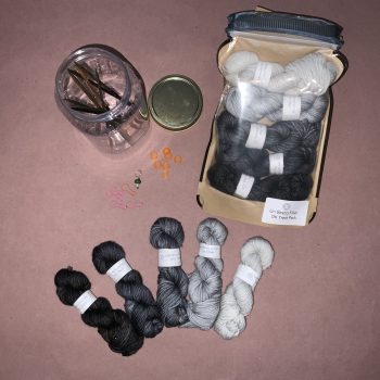 5.0 Shades of Gray * DK Treat Pack - 5 minis / 20g each - 100% Merino