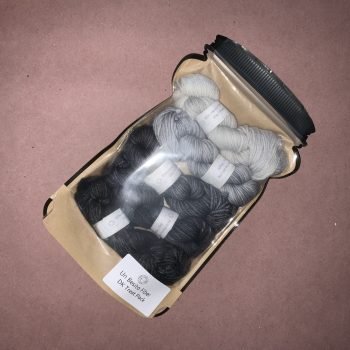5.0 Shades of Gray * DK Treat Pack - 5 minis / 20g each - 100% Merino - Image 2