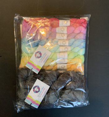 Painting Bricks Shawl Kit by West Knits - Fingering Weight - Image 2