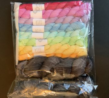 Painting Bricks Shawl Kit by West Knits - Fingering Weight - Image 3
