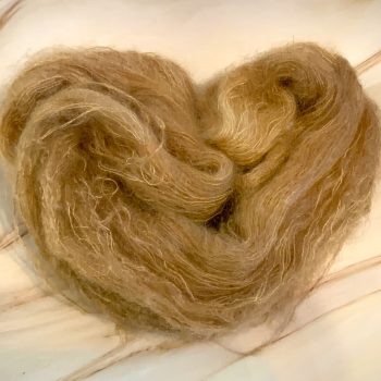 Creamy Nugget Flirt - 72% Kid Mohair / 28% Mulberry Silk - Image 2