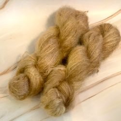 Creamy Nugget Flirt - 72% Kid Mohair / 28% Mulberry Silk