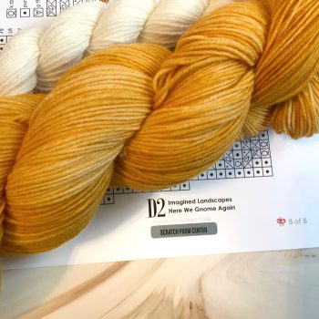 Here We Gnome Again Kit by Sarah Schira FW - Magic Mustard Yarn - Image 4
