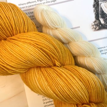 Here We Gnome Again Kit by Sarah Schira FW - Magic Mustard Yarn - Image 2
