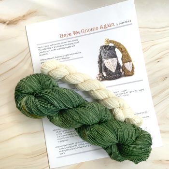 Here We Gnome Again Kit by Sarah Schira FW - Earthen Green Yarn