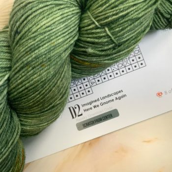 Here We Gnome Again Kit by Sarah Schira FW - Earthen Green Yarn - Image 4