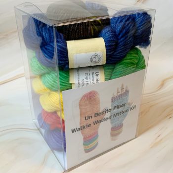 UBF Mitten Kit - w/ Black Multi Base & Ravelry Download Code - Image 4