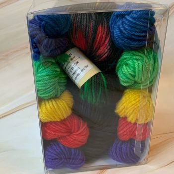 UBF Mitten Kit - w/ Black Multi Base & Ravelry Download Code - Image 7