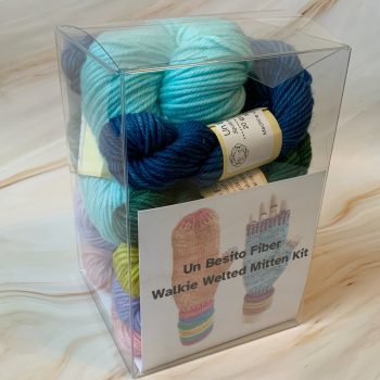 UBF Mitten Kit - w/ Aqua Base & Ravelry Download Code - Image 4