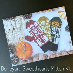 Boneyard Sweethearts Mittens Kit by Tellybean Kits - DK - w/Ravelry Download Code