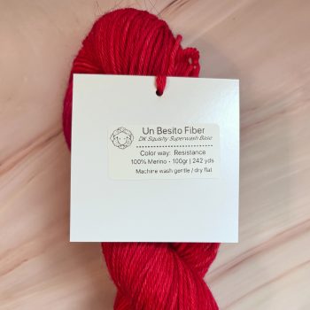 Resistance Red DK Squishy - 100% Merino - Image 3