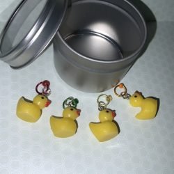 Duckie Stitch Marker Set (4)