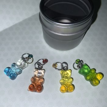 Gummy Bear Stitch Marker Set (4)
