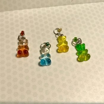 Gummy Bear Stitch Marker Set (4) - Image 2